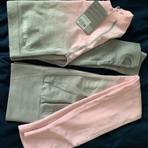 Gymshark leggings are sold. Crop top only